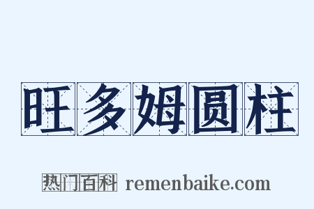 旺多姆圆柱是什么意思的图片